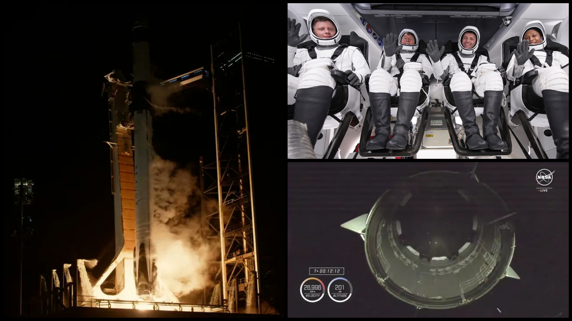 SpaceX launches NASA Crew-8 Astronauts to the Space Station, Watch Dragon dock Live!