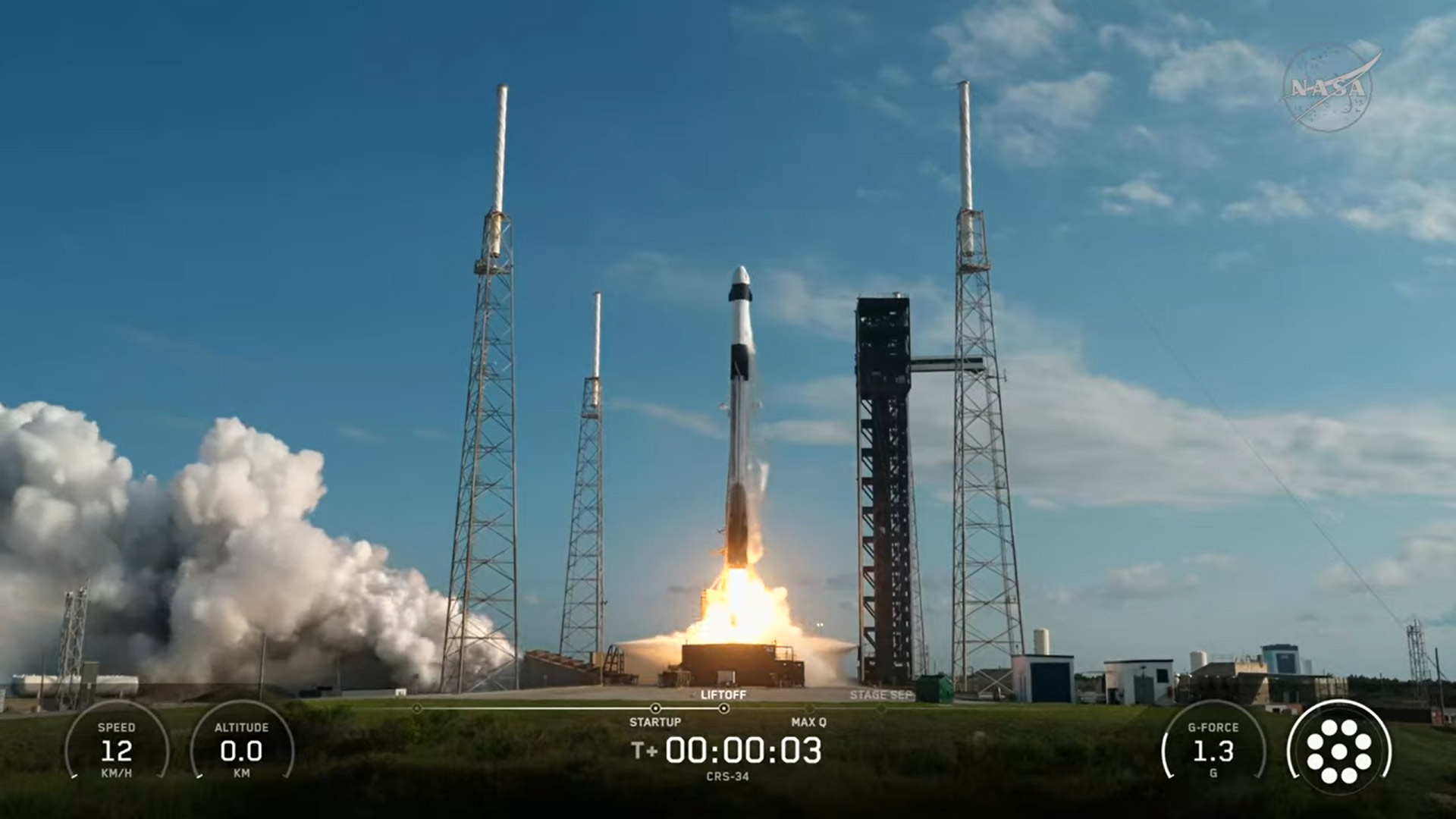 SpaceX Dragon Lifts Off to Resupply Expedition 74 Crew