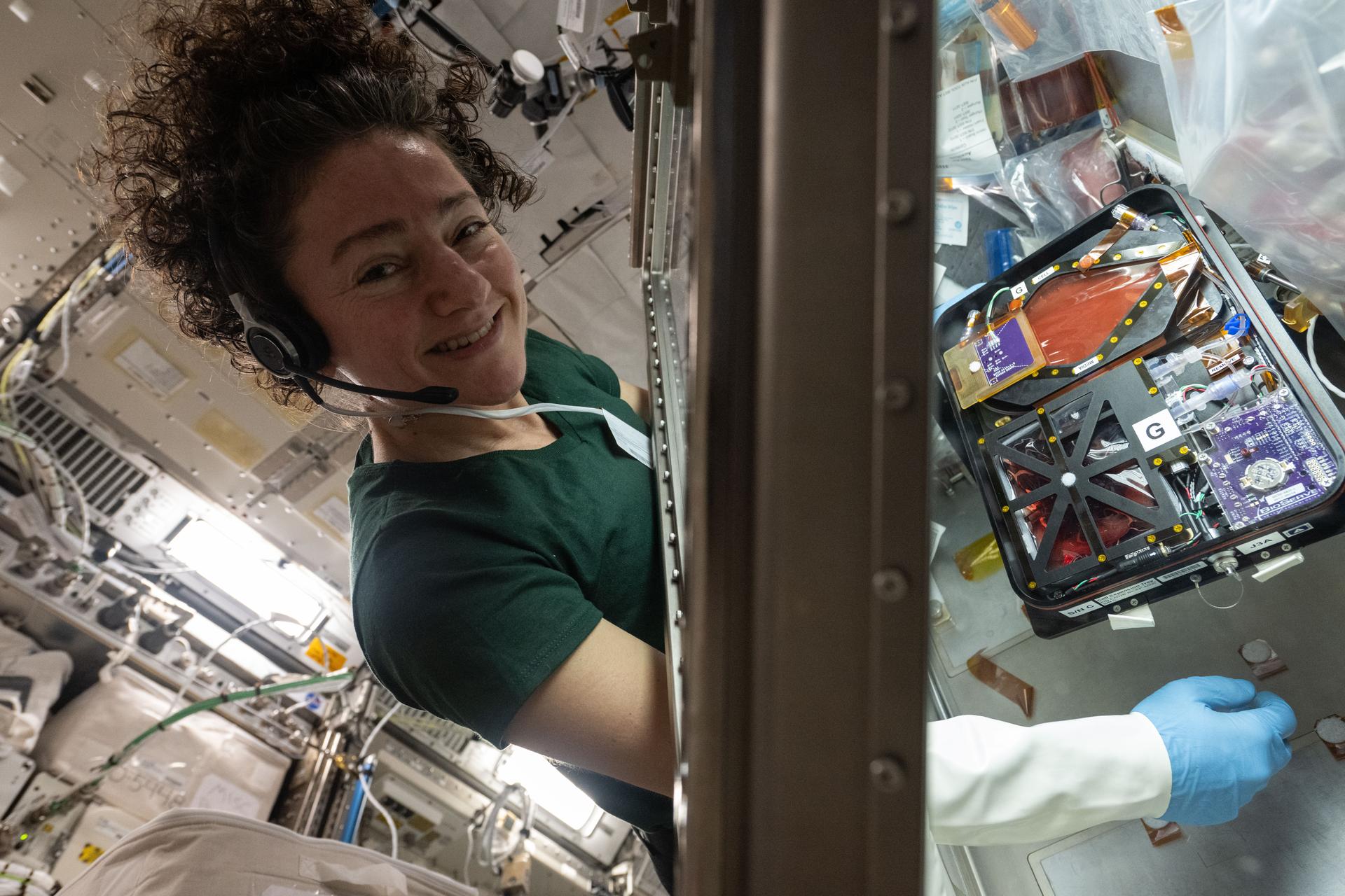 Crew Starts Week with Bioengineering, Space Manufacturing, and Spacewalk Preps