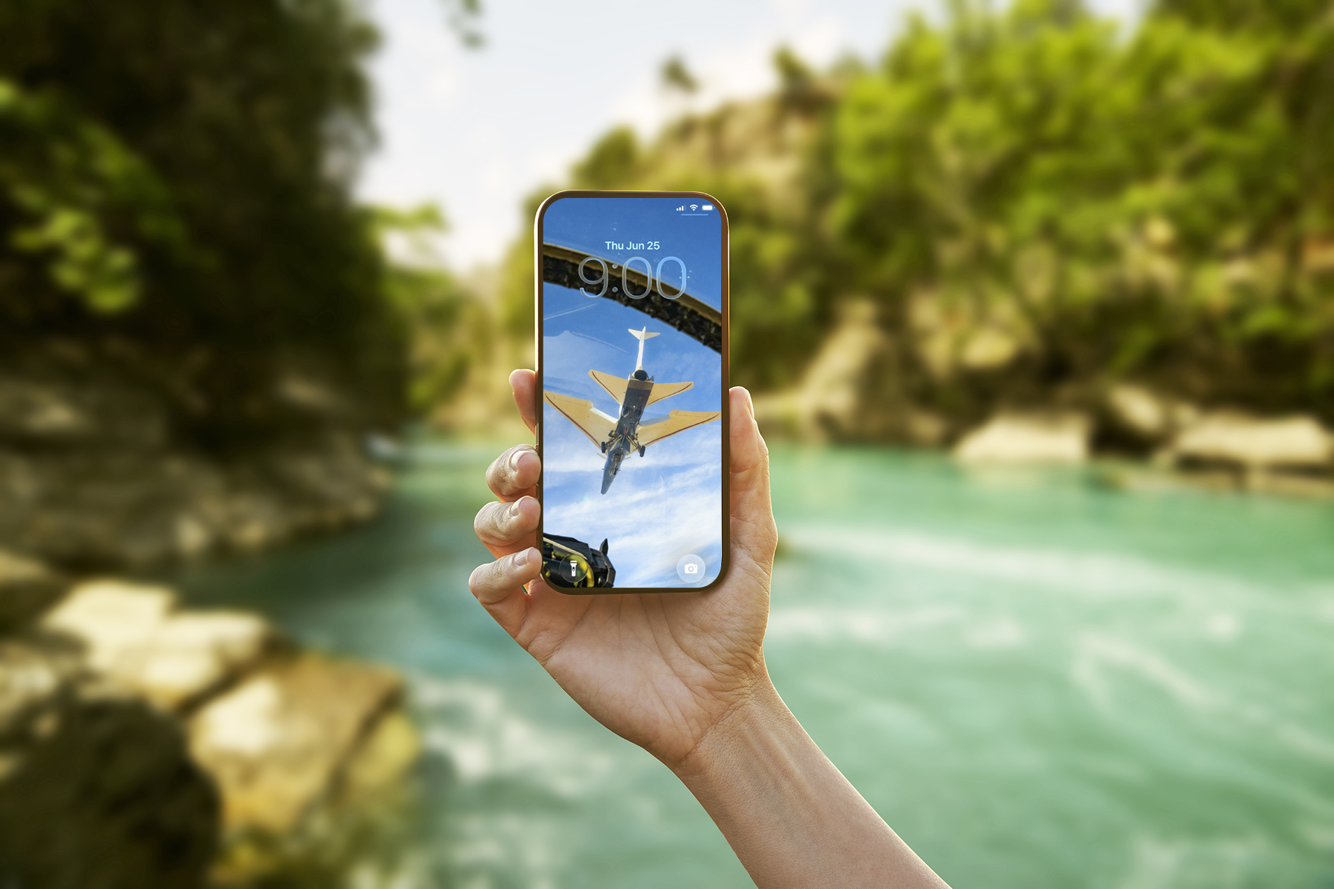 Customize Your Devices With NASA’s New X-59 Digital Backgrounds