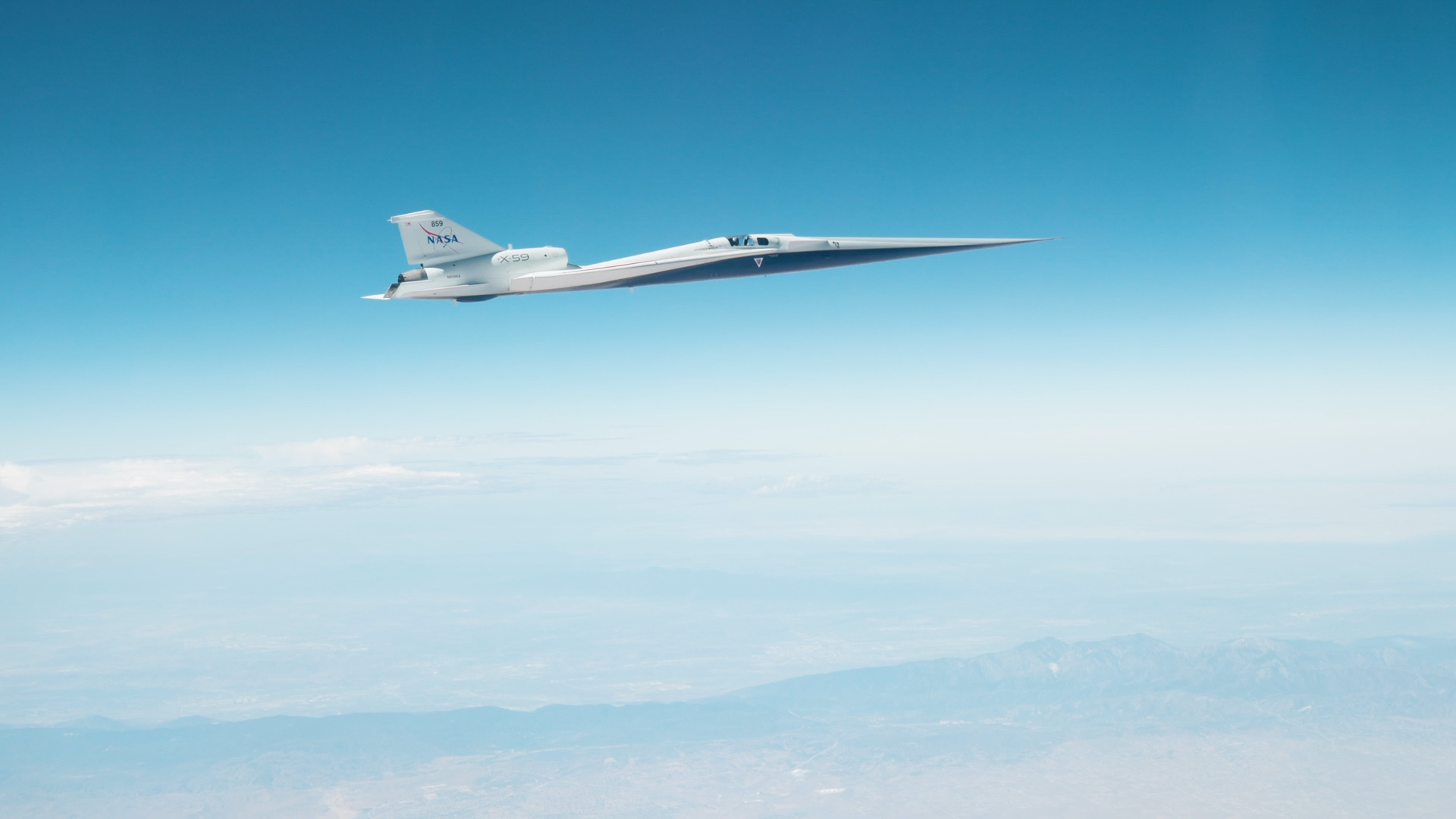 NASA’s X-59 Reaches Speed, Altitude for Future Quiet Supersonic Flights
