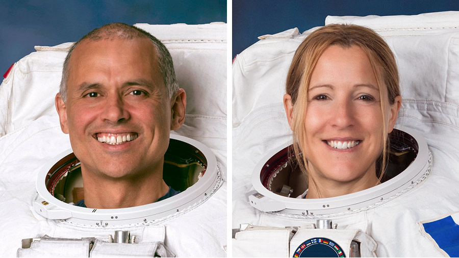 NASA, ESA Astronauts Suit Up for Spacewalk to Replace High-Speed Antenna
