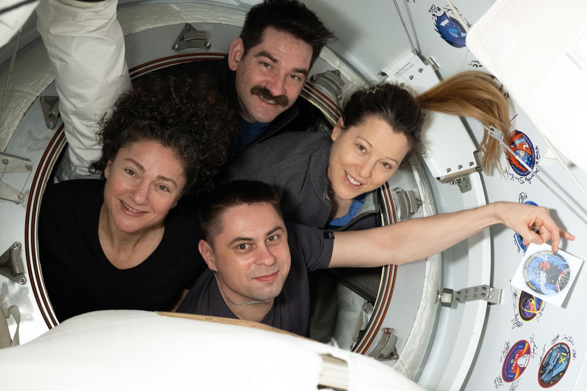 Station Crew Expands as NASA’s SpaceX Crew-12 Prepares to Depart